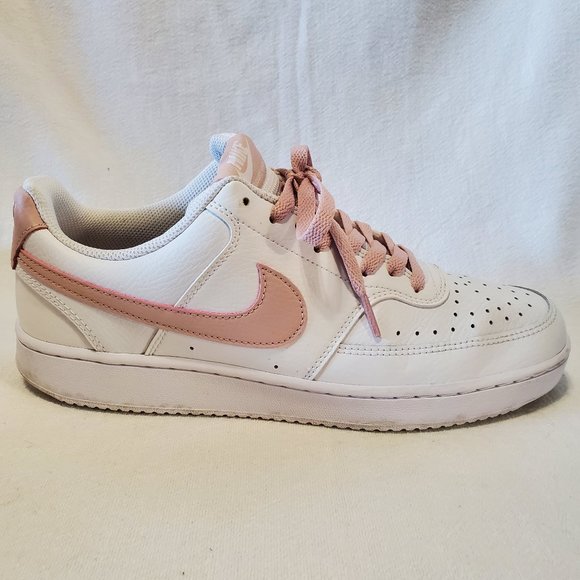 Nike Court Vision Low 'Next Nature Sail White Pink Oxford' Women's 11/Men's 9.5 - Picture 7 of 10